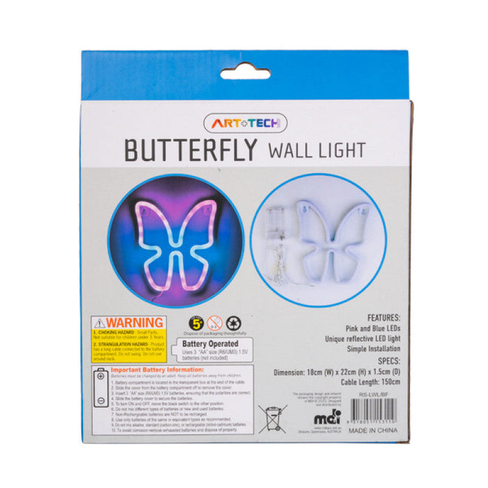 Butterfly LED Wall Light