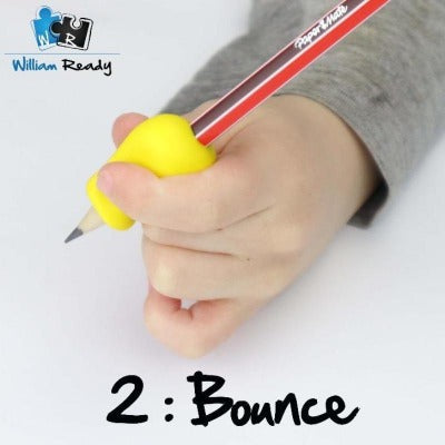 Bounce pencil grip