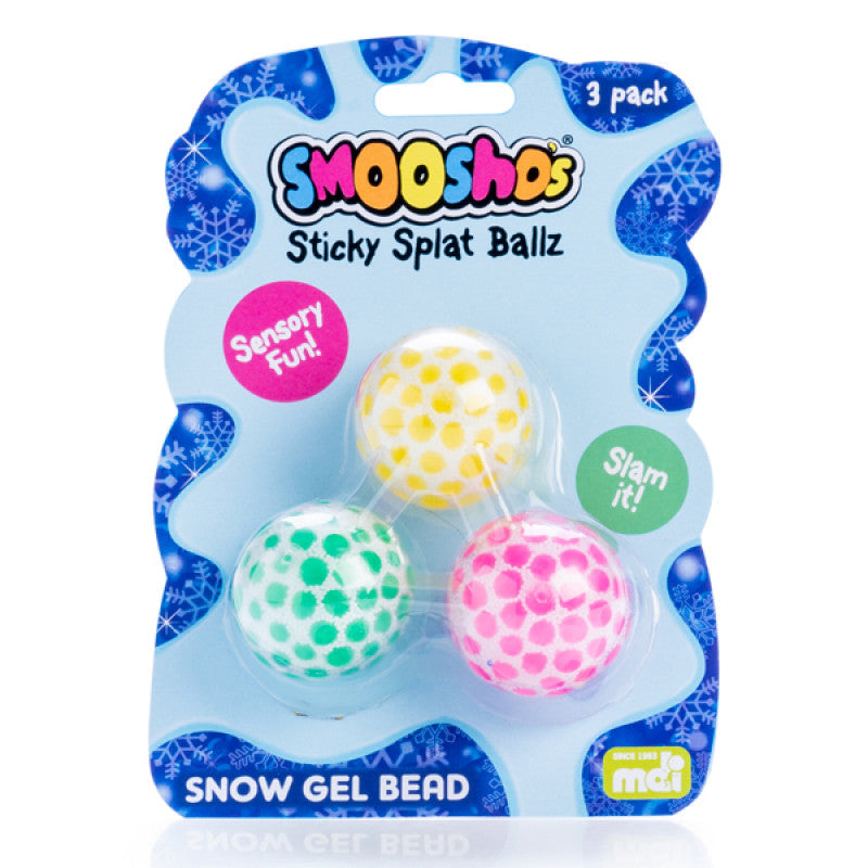 Sticky Splat Web Sticky Splat Balls - Snow Gel Bead — Sensory Ready Store