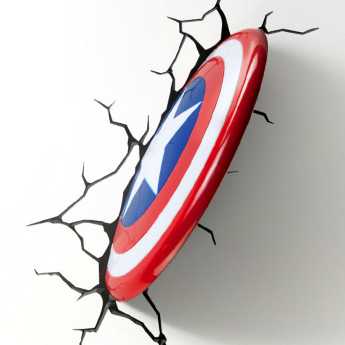 Captain America - 3D Wall Mounted Light