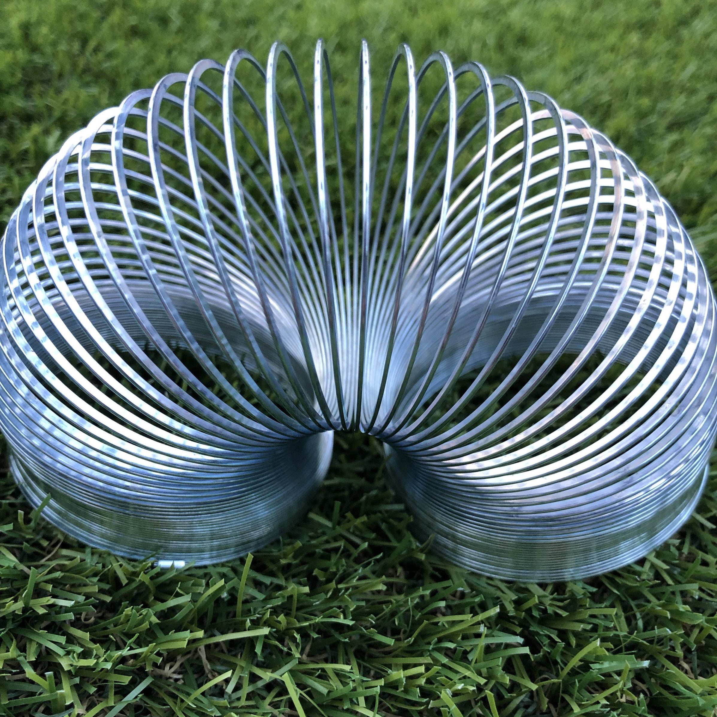 Large Silver Magic Coil Spring — Sensory Ready Store