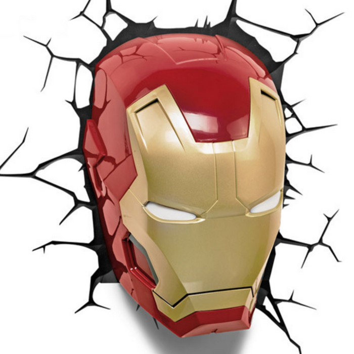 Ironman Mask - 3D Wall Mounted Light