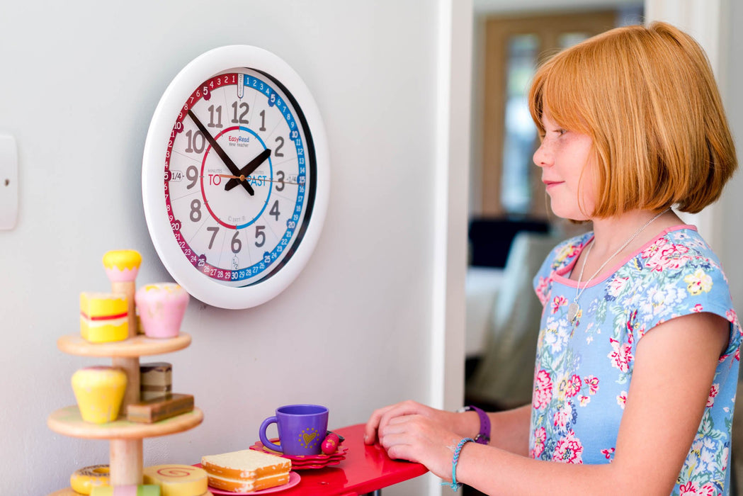 Easy Read Time Teacher - Wall Clock — Sensory Ready Store
